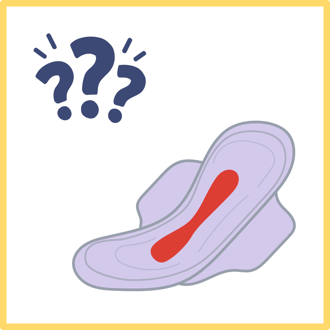 postpartum bleeding, maternity pad with lochia