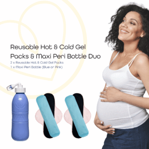 Reusable Hot & Cold Gel Packs & Maxi Peri Bottle Duo