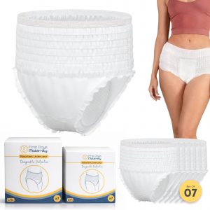 Absorbent postpartum maternity pad - underwear knickers style